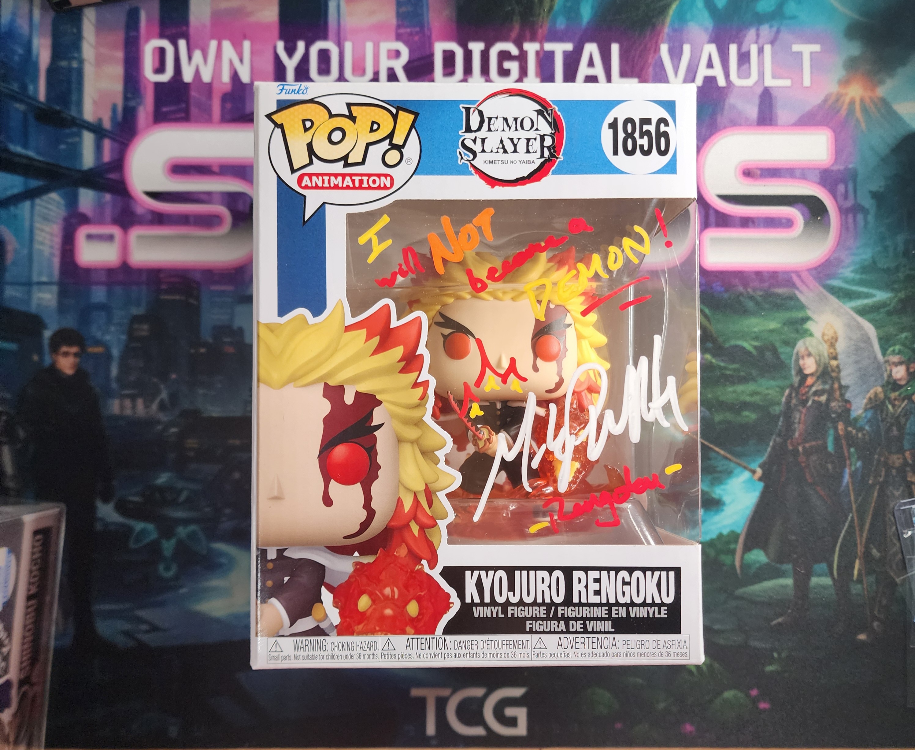 Kyojuro Rengoku Autographed & JSA Authenticated FUNKO POP