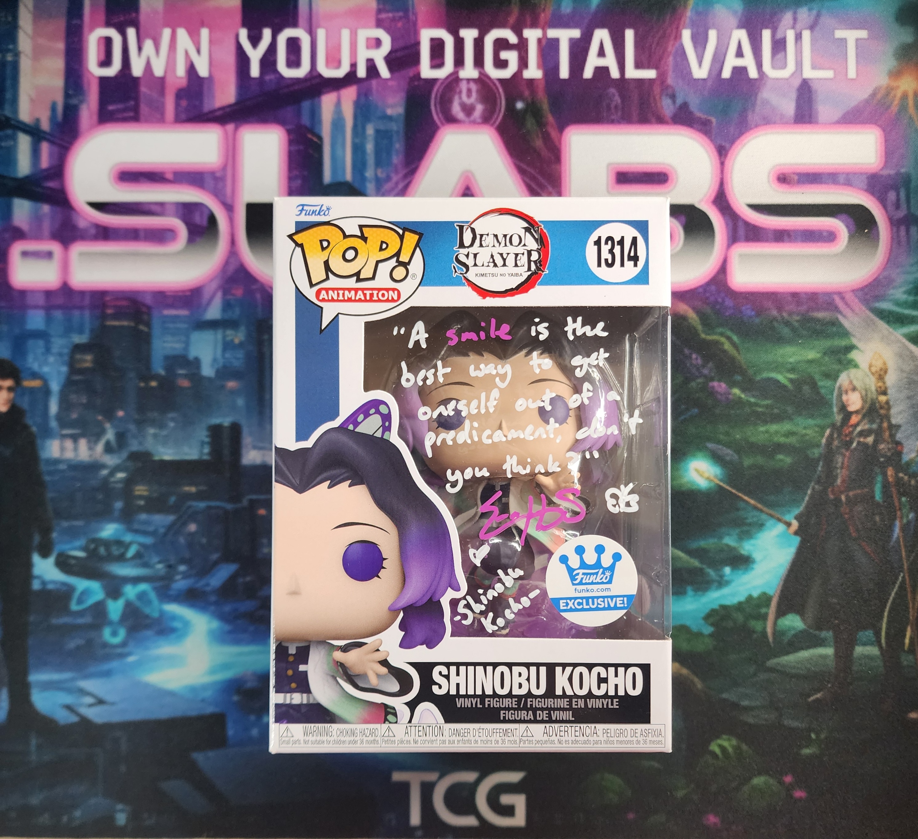 Shinobu Kocho Autographed FUNKO POP